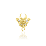 Luna – 14K Gold Cubic Zirconia Threadless End