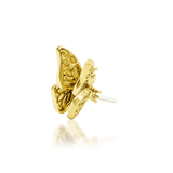 Madam Butterfly 14K Gold Threadless End – Close-Up Front View