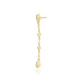 Maria Chains Cubic Zirconia – 14K Gold Threadless End