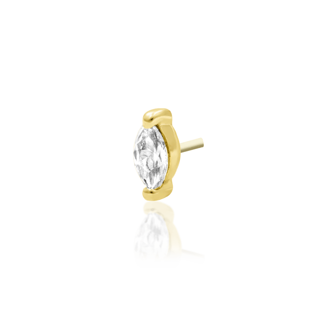 MARQUISE-14K GOLD piercing-zone.com