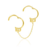 Mine Now – 14K Gold Double Clicker Ring Set