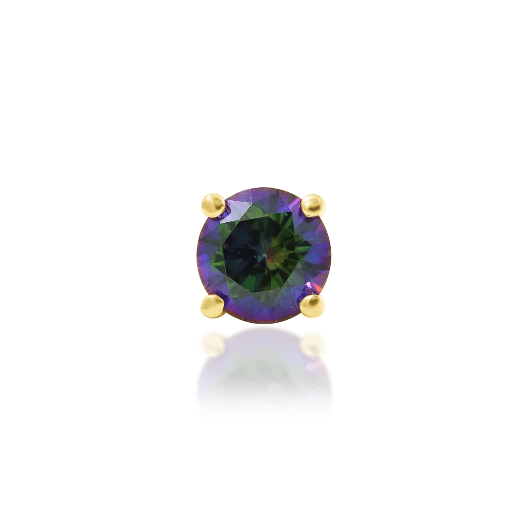 MYSTIC PRONG-SET - 14K GOLD piercing-zone.com