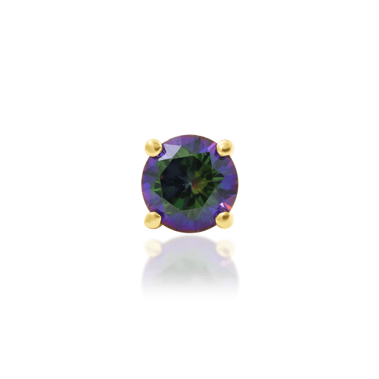 MYSTIC PRONG-SET - 14K GOLD piercing-zone.com