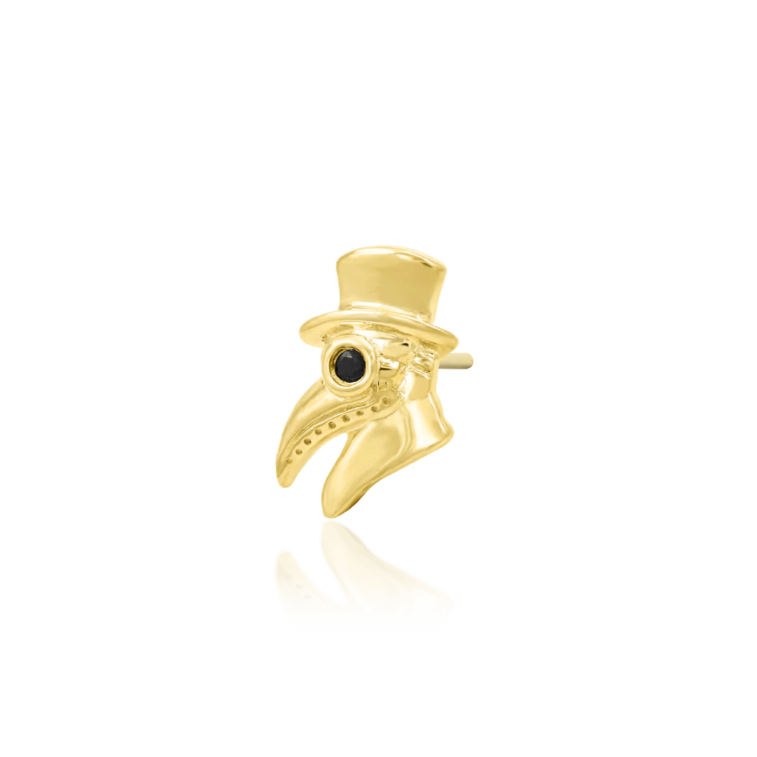 OH DOCTOR! GOLD 14K  - THREADLESS END piercing-zone.com