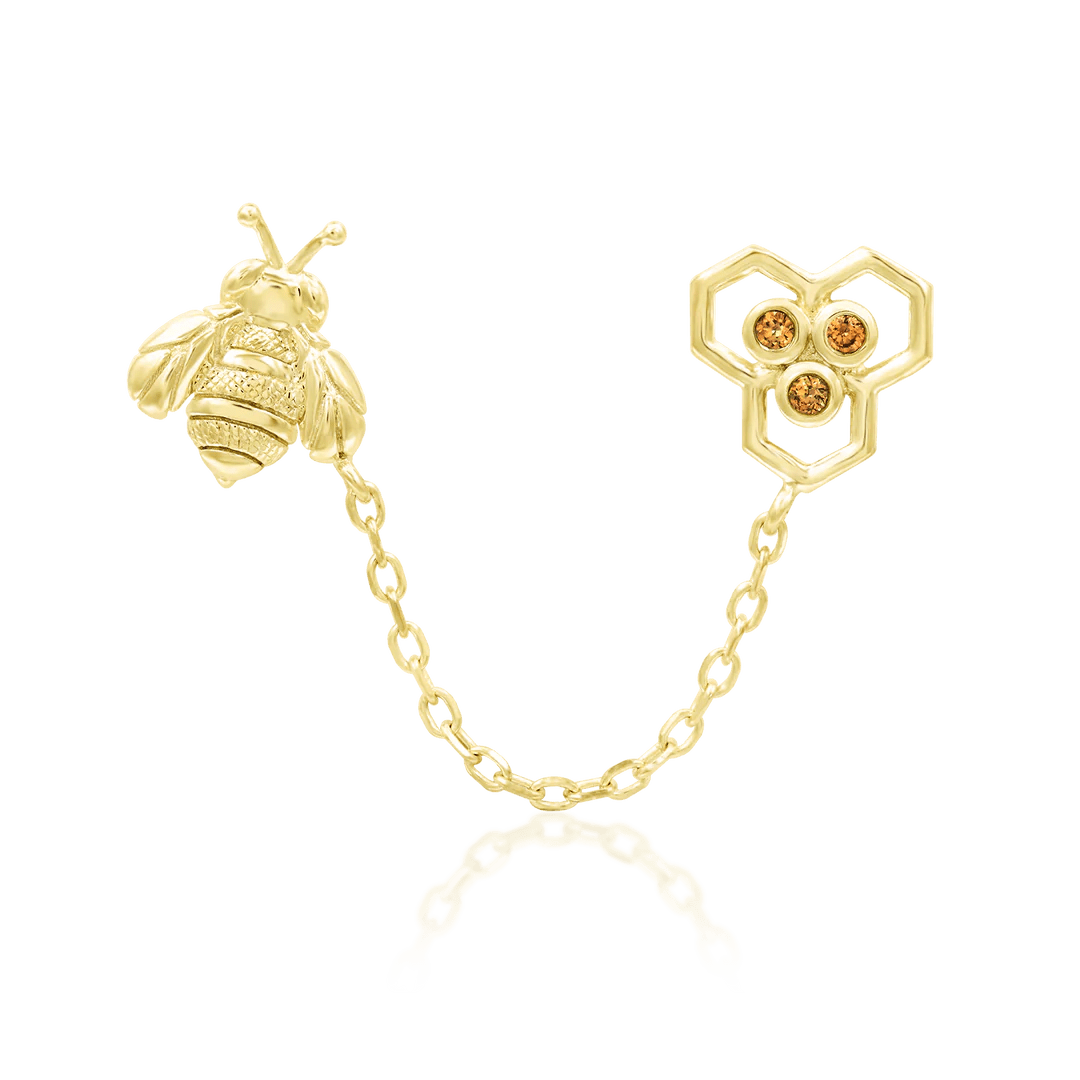 Oh Honey Chains – 14K Gold Threadless End