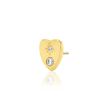 PLANCHETTE GOLD 14K  - THREADLESS END piercing-zone.com