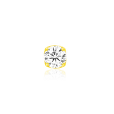 PRONG-SET CZ-14K GOLD piercing-zone.com