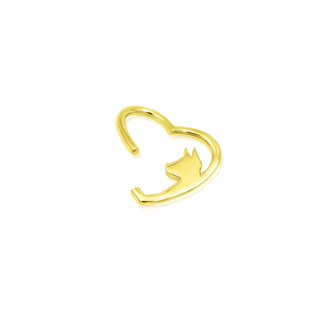 Puppy Love Seam Ring – 14K Gold