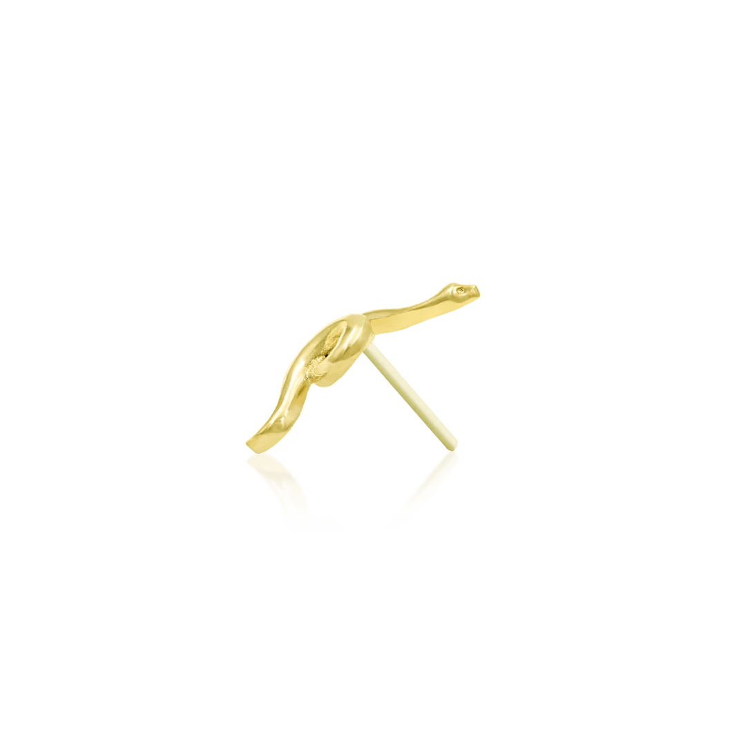 SNAKE-14K GOLD piercing-zone.com