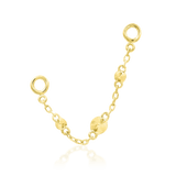 Spiked Chain – 14K Gold Charm