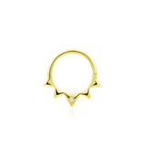 Starfire Seam Ring - 14 Karat Gold 