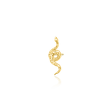 TEXTURED SNAKE-14K GOLD piercing-zone.com
