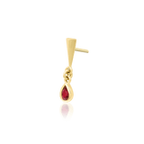 TILL DEATH GOLD 14K  - THREADLESS END piercing-zone.com