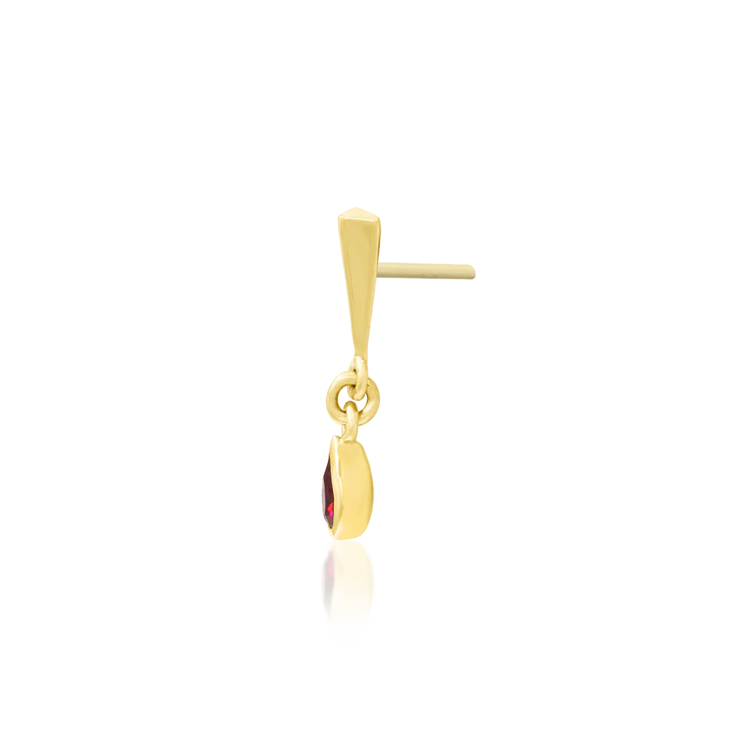 TILL DEATH GOLD 14K  - THREADLESS END piercing-zone.com