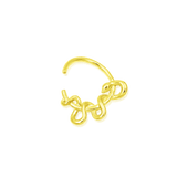 KAA SEAM RING 14K GOLD  - THREADLESS END piercing-zone.com