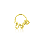KAA SEAM RING 14K GOLD  - THREADLESS END piercing-zone.com