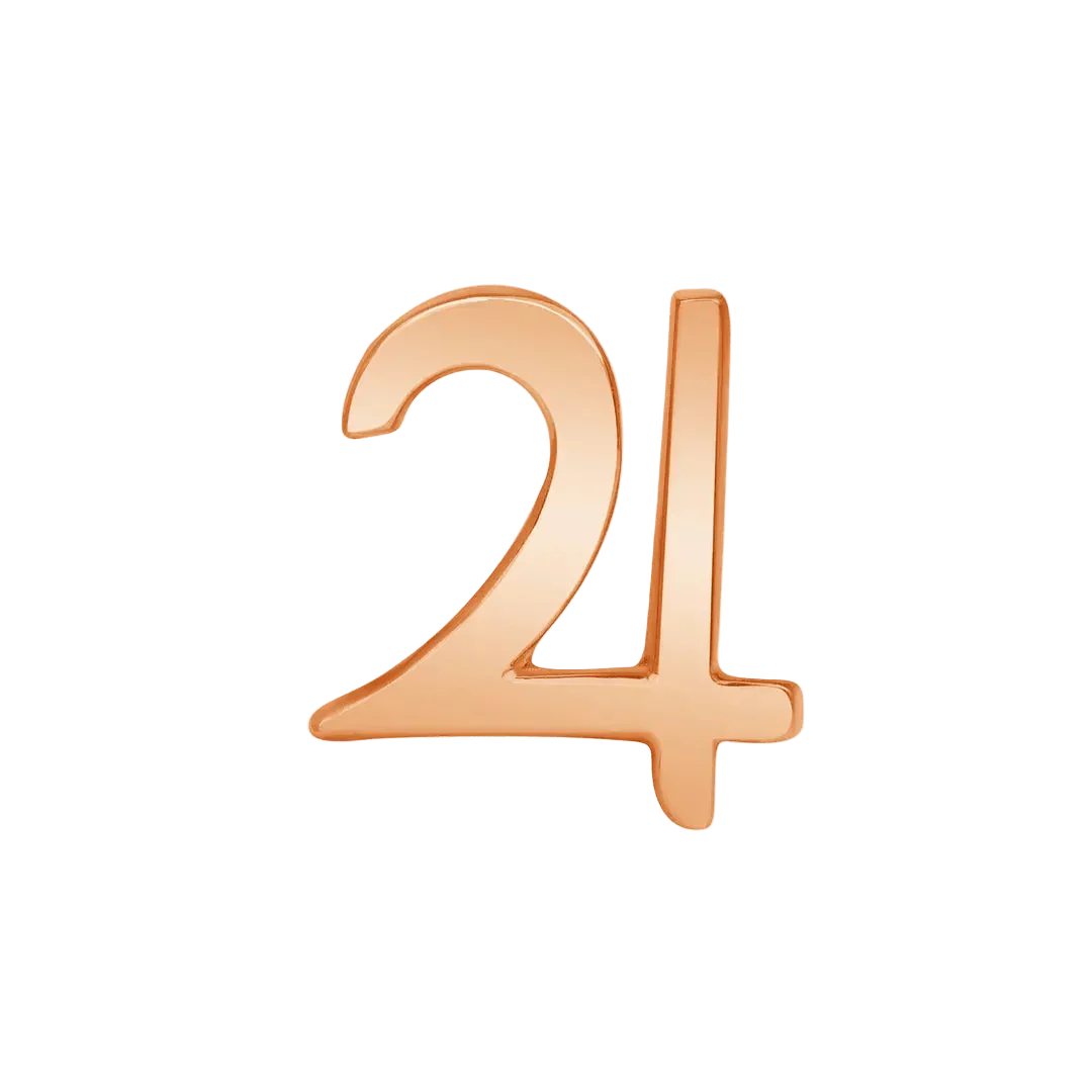 Jupiter Symbol – 14K/18K Gold Flat Threadless End - piercing - zone.com