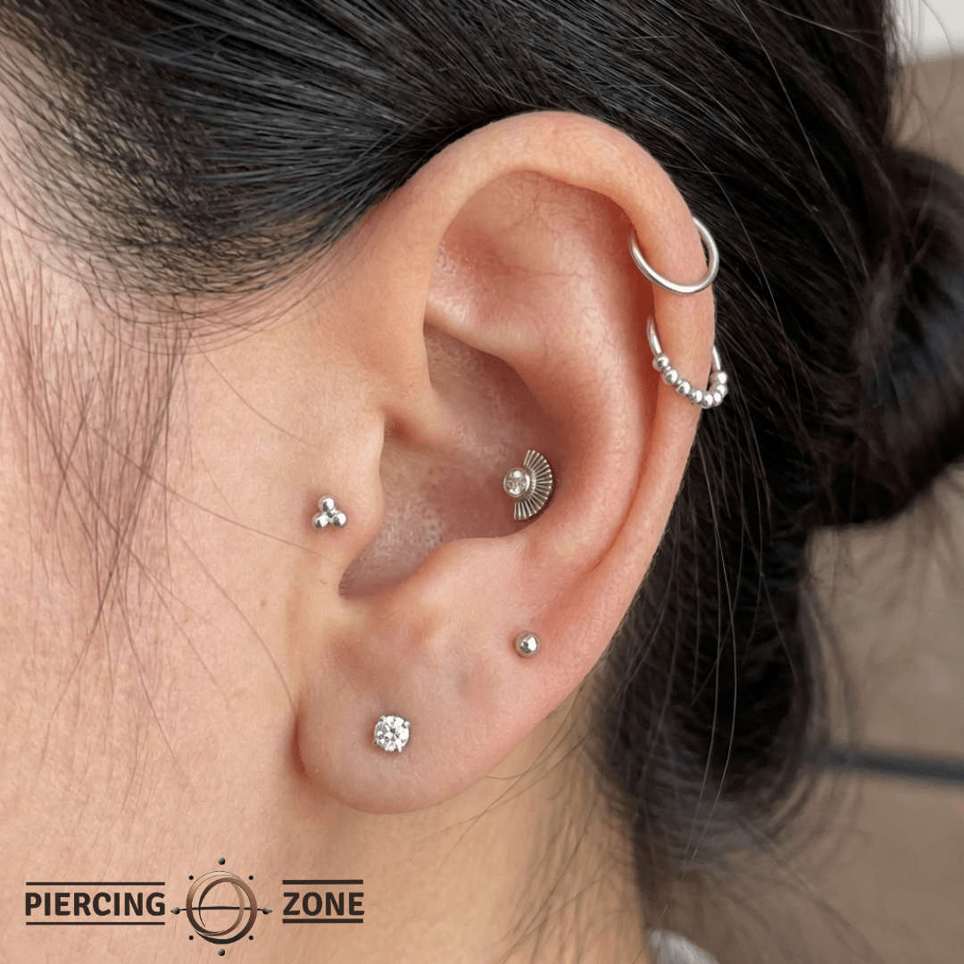Kahlo – 14K Gold Diamond Threadless End - piercing - zone.com
