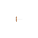 Kalos Kagathos - 18K Gold Gem Threadless/Threaded End - piercing-zone.com