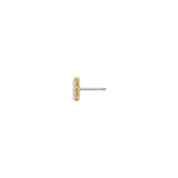 Kalos Kagathos - 18K Gold Gem Threadless/Threaded End - piercing-zone.com