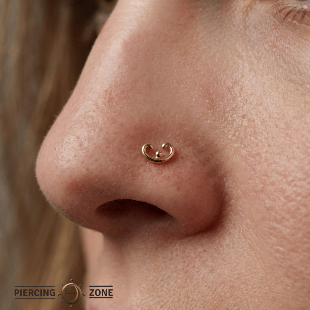Kari – 14K Gold Threadless/Threaded End - piercing - zone.com