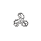 Karma - 14K Gold Stone Threadless/Threaded End - piercing - zone.com