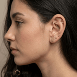 Key – 14K Gold Threadless/Threaded End - piercing - zone.com