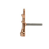 King Chess Piece – 14K Gold Threadless/Threaded End - piercing - zone.com