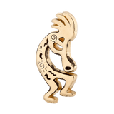 Kokopelli – 14K Gold Threadless/Threaded End - piercing - zone.com