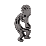 Kokopelli – 14K Gold Threadless/Threaded End - piercing - zone.com