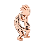 Kokopelli – 14K Gold Threadless/Threaded End - piercing - zone.com