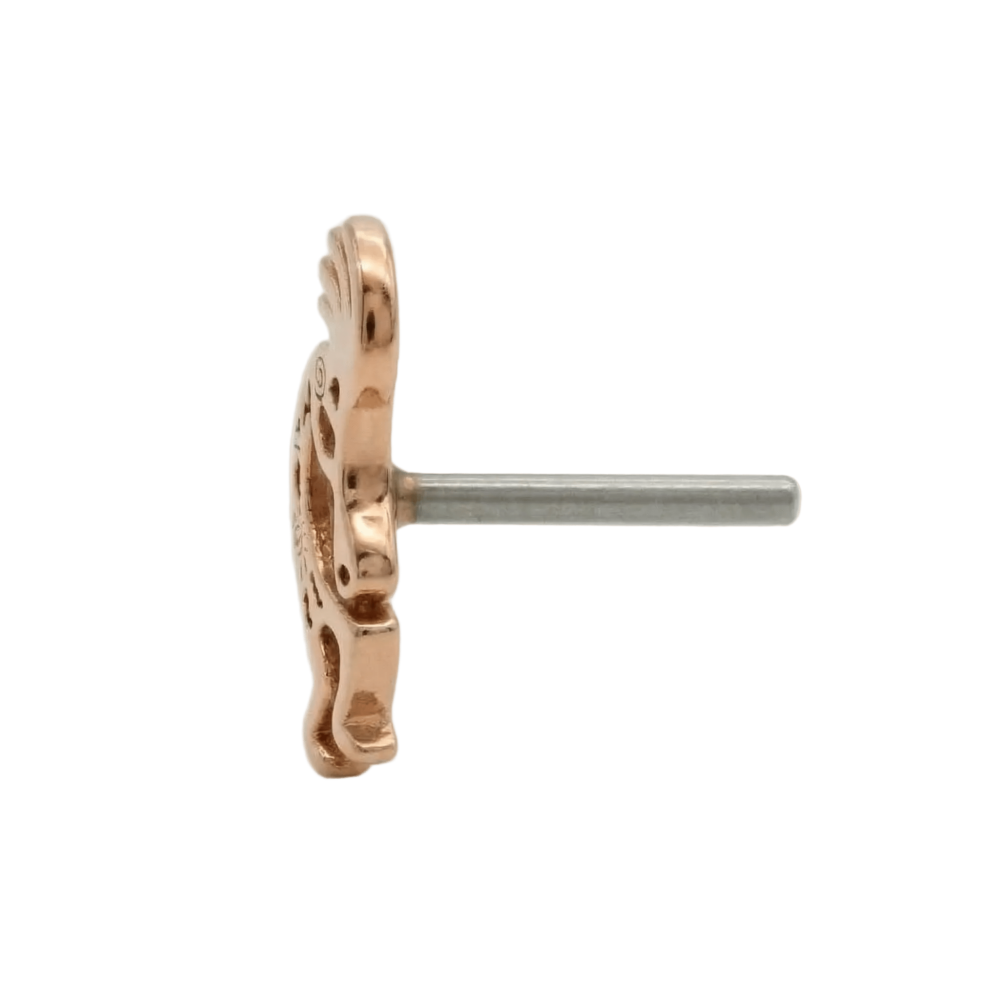 Kokopelli – 14K Gold Threadless/Threaded End - piercing - zone.com