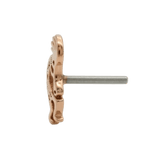Kokopelli – 14K Gold Threadless/Threaded End - piercing - zone.com