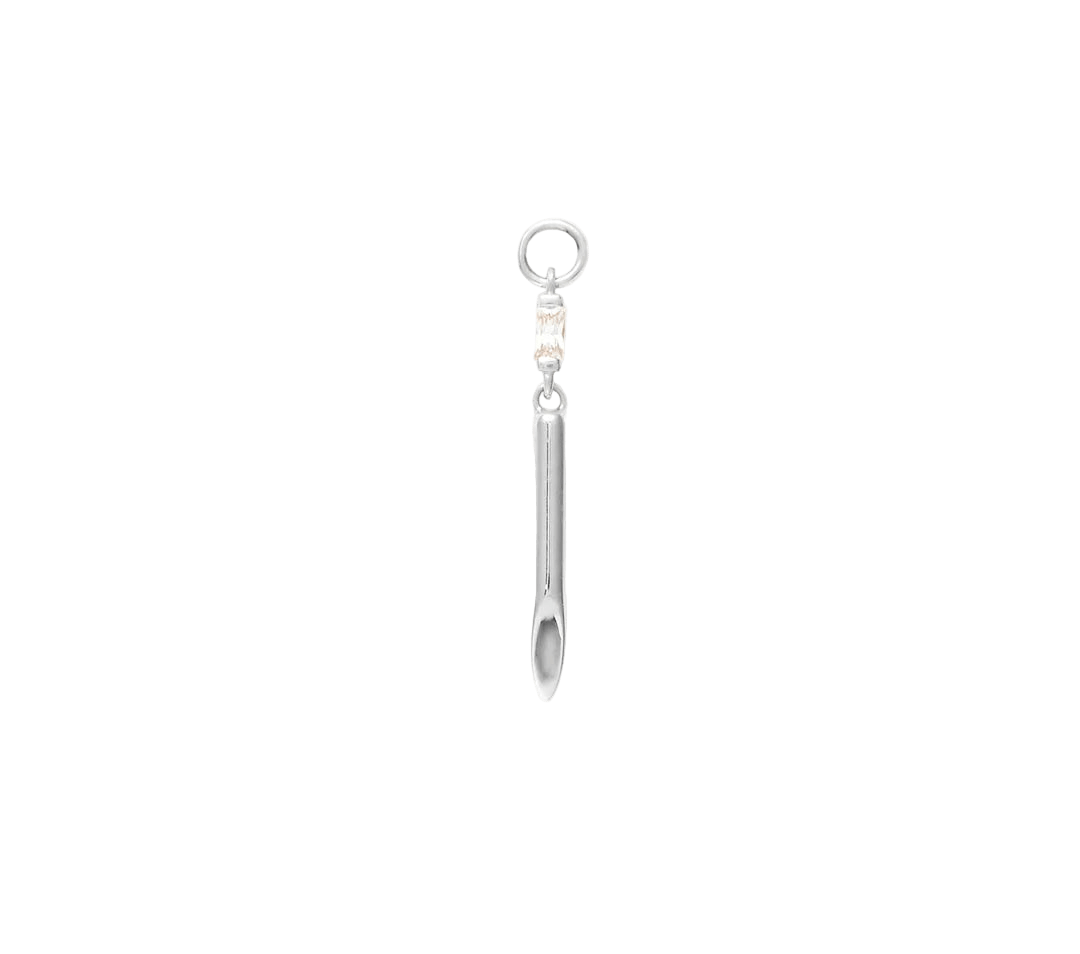 Kulture – CZ Needle Charm – 14K Gold - piercing - zone.com