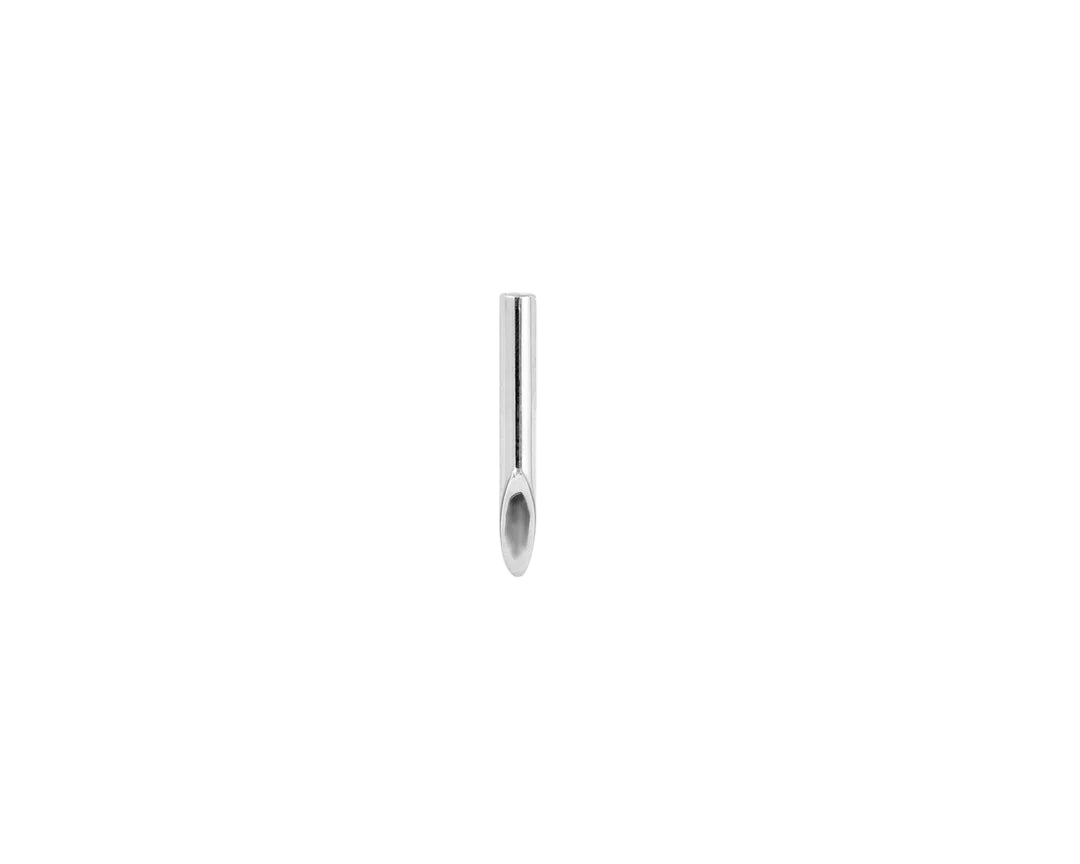 Kulture – Needle Silhouette – 14K Gold Threadless End - piercing - zone.com