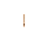 Kulture – Needle Silhouette – 14K Gold Threadless End - piercing - zone.com