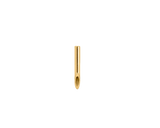 Kulture – Needle Silhouette – 14K Gold Threadless End - piercing - zone.com