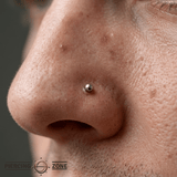Labret - 14K Gold Internally Threaded Labret Post - piercing - zone.com