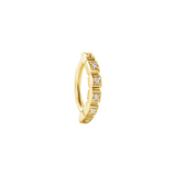 Lady Isolda – 14K & 18K Gold Gemstone Rook Clicker - piercing - zone.com