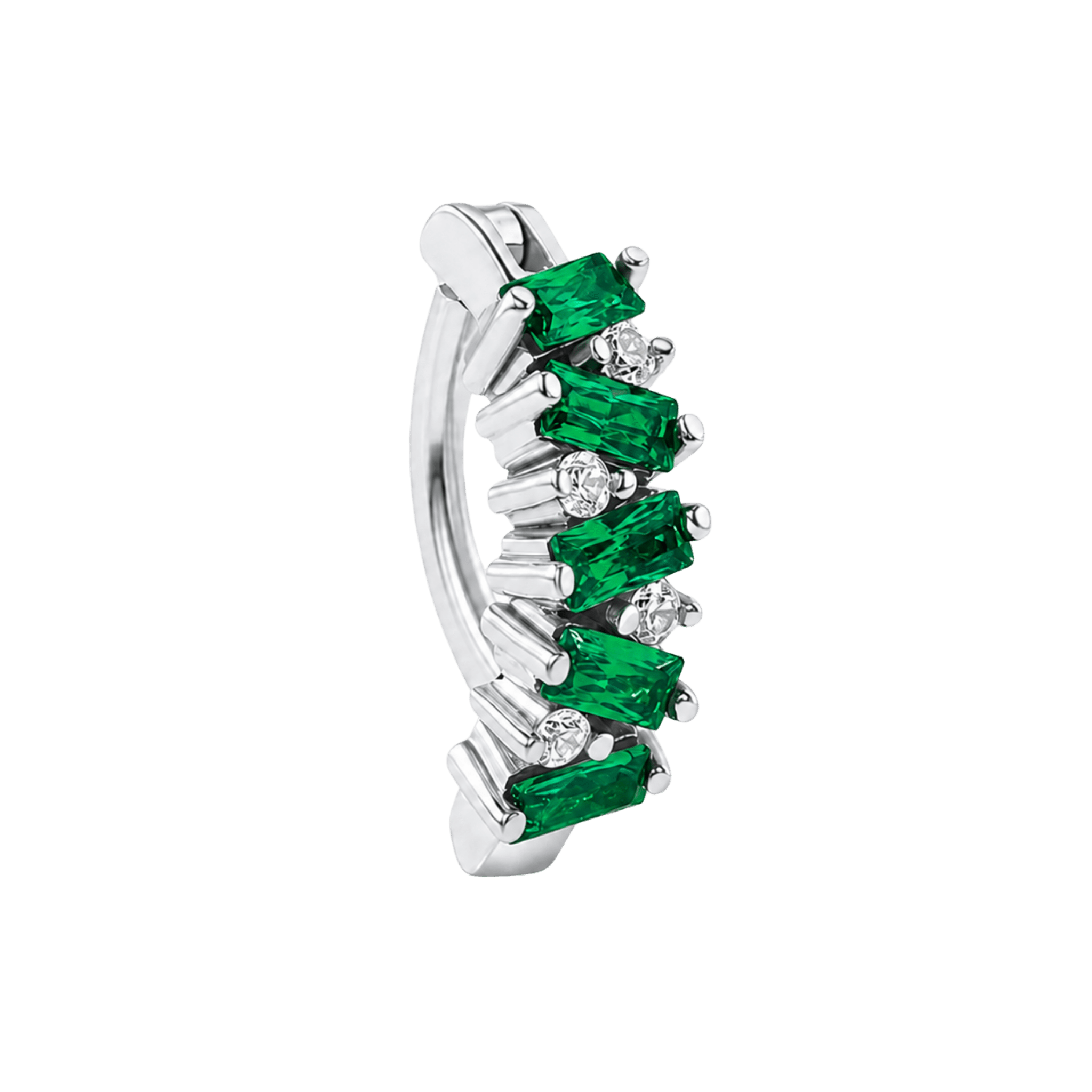 Lady Rebekah - 14K & 18K Gold Gem Rook Clicker - piercing-zone.com