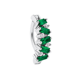 Lady Rebekah - 14K & 18K Gold Gem Rook Clicker - piercing-zone.com