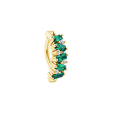 Lady Rebekah - 14K & 18K Gold Gem Rook Clicker - piercing - zone.com