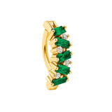 Lady Rebekah - 14K & 18K Gold Gem Rook Clicker - piercing-zone.com