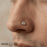 Ladybug – 14K Gold Threadless/Threaded End - piercing - zone.com