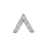 Lambda – 14K Gold Threadless/Threaded End - piercing-zone.com