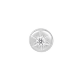 Lark Minimal CZ – 14K Gold Threadless End - piercing - zone.com