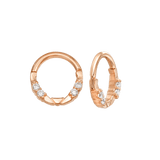Lauren – 14K & 18K Gold Clicker Ring - piercing - zone.com
