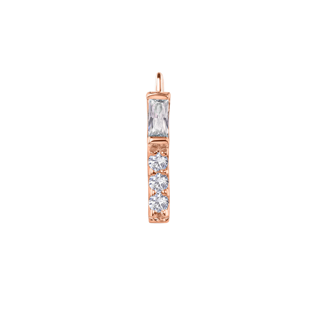 Lavanda – 14K & 18K Gold Gemstone Charm - piercing - zone.com