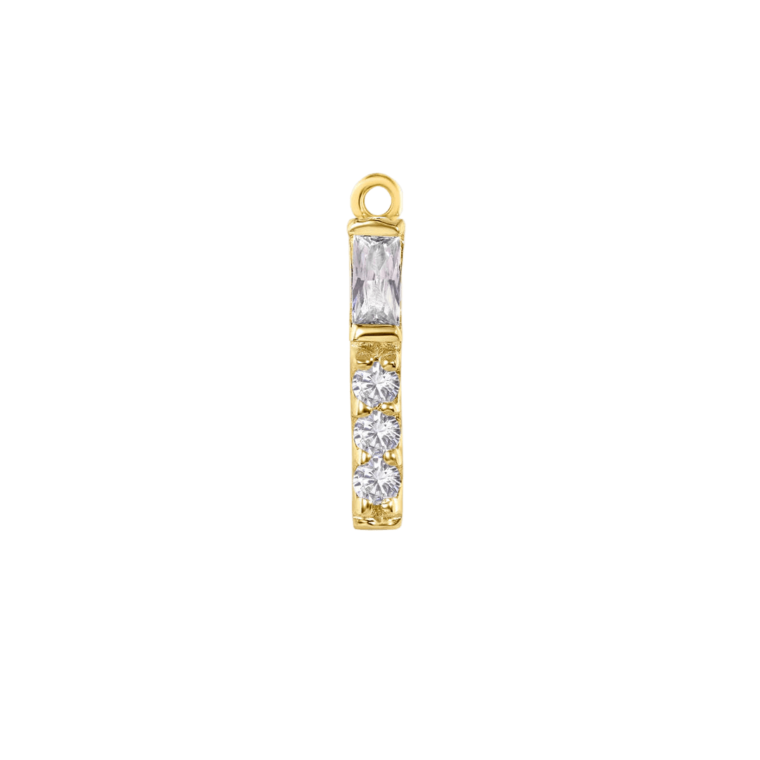 Lavanda – 14K & 18K Gold Gemstone Charm - piercing - zone.com