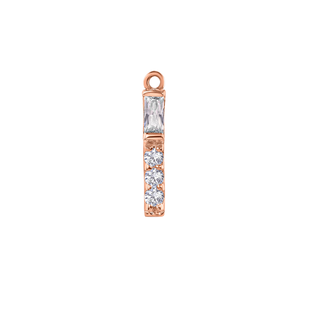 Lavanda – 14K & 18K Gold Gemstone Charm - piercing - zone.com